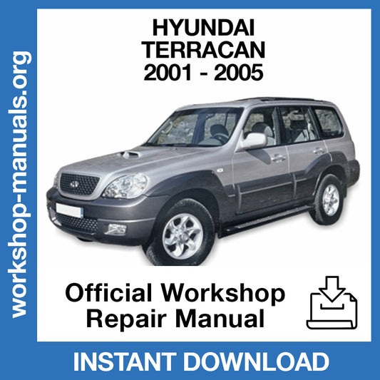Hyundai Terracan (2001-2005) Official Workshop Repair Manual