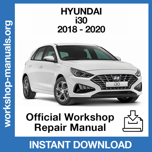 Hyundai i30 (2018-2020) Official Workshop Repair Manual
