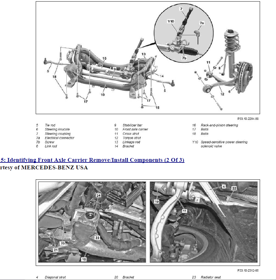 Mercedes Benz GLK X204 (2009-2015) Official Workshop Repair Manual