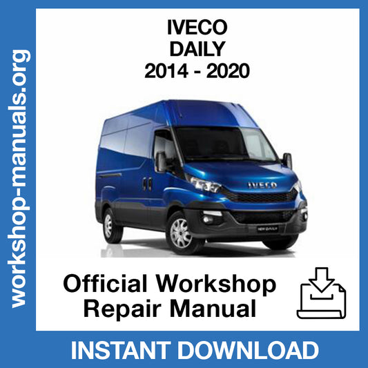 Iveco Daily (2014-2020) Official Workshop Repair Manual