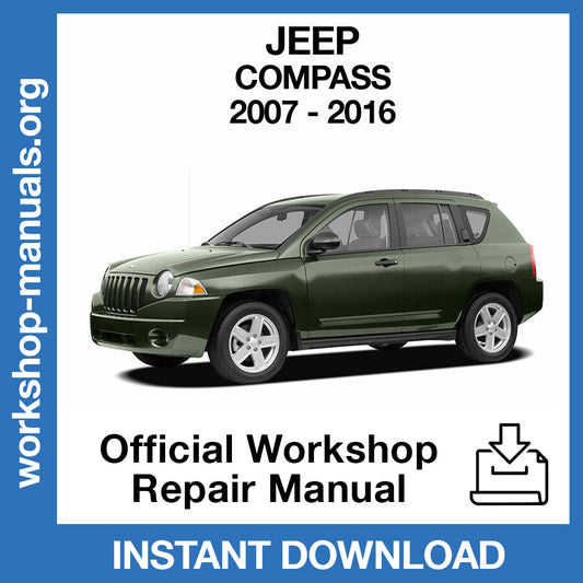Jeep Compass (2007-2016) Official Workshop Repair Manual