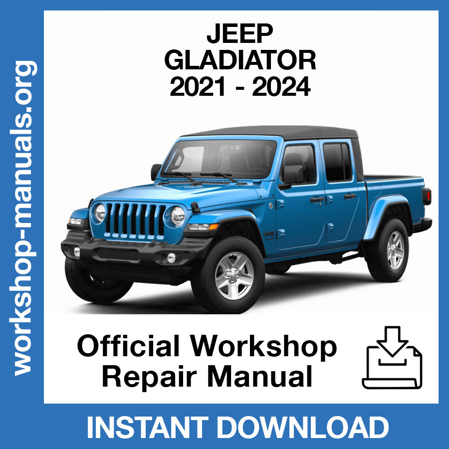 Jeep Gladiator JT (2021-2024) Official Workshop Repair Manual