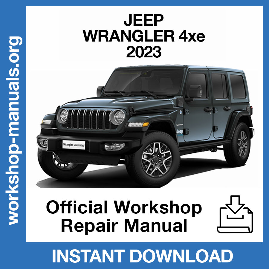 Jeep Wrangler JL 4xe Phev (2023) Official Workshop Repair Manual