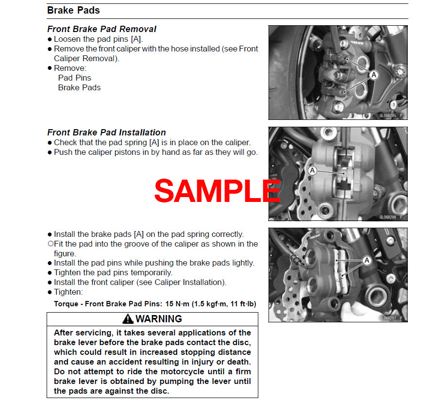 Kawasaki Vulcan VN800 (2000-2004) Official Workshop Repair Manual