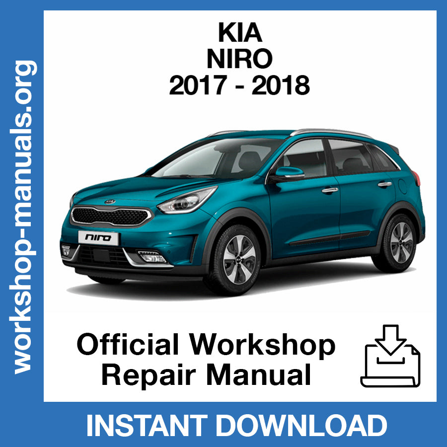 Kia Niro (2017-2022) Official Workshop Repair Manual