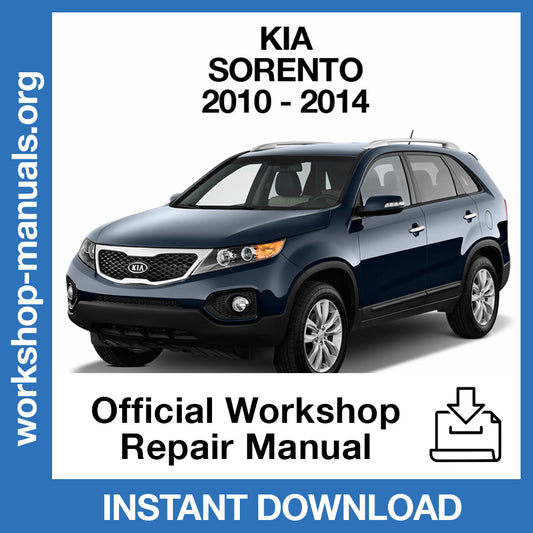 Kia Sorento (2010-2014) Official Workshop Repair Manual