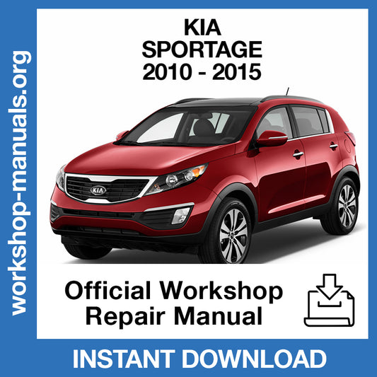 Kia Sportage (2010-2015) Official Workshop Repair Manual