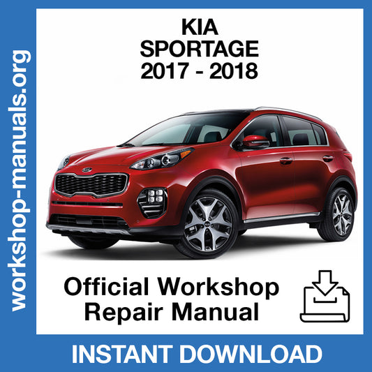 Kia Sportage (2017-2018) Official Workshop Repair Manual
