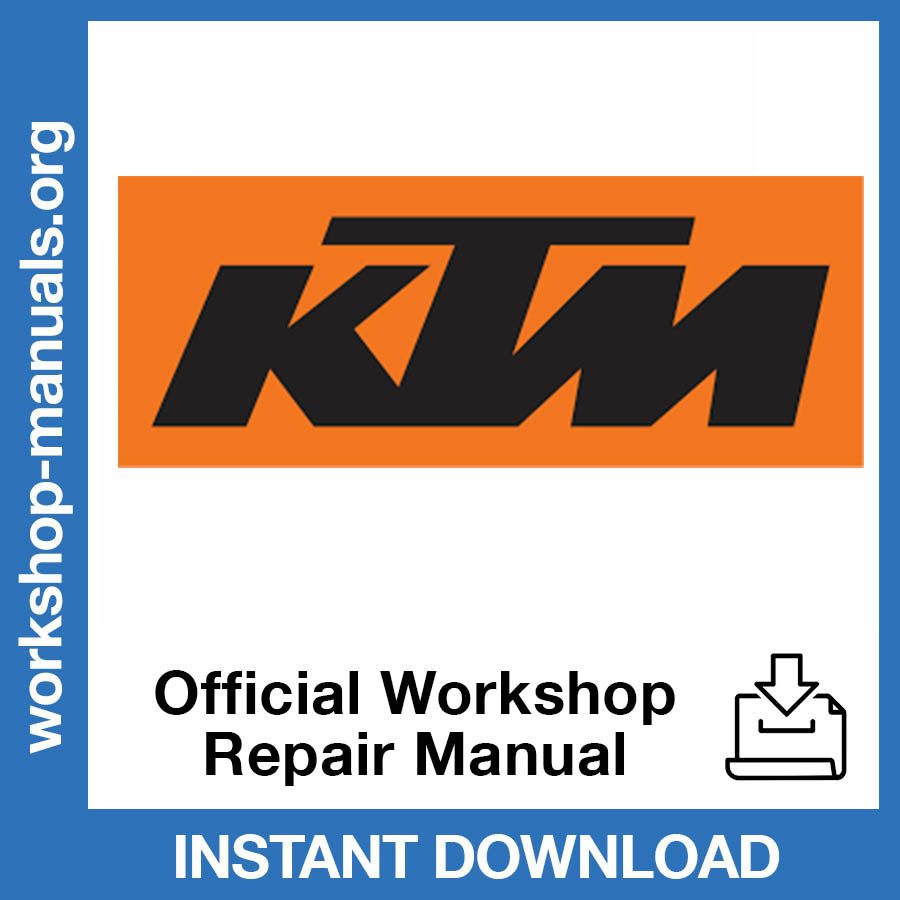 KTM 125 200 EXC 200 XC-W (2016) Official Workshop Repair Manual
