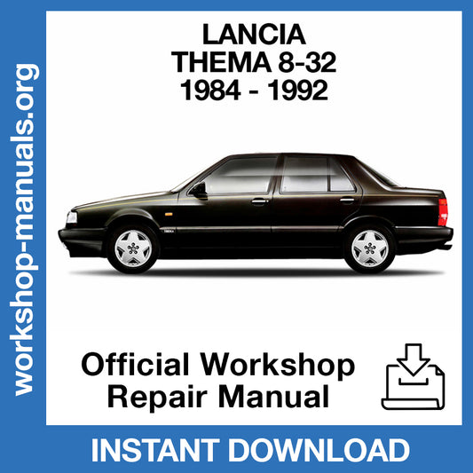 Lancia Thema 8.32 Ferrari Official Workshop Repair Manual