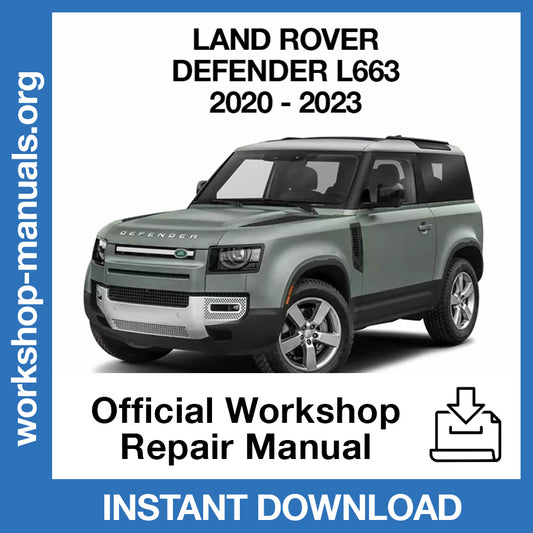 Land Rover Defender L663 (2020-2023) Official Workshop Repair Manual