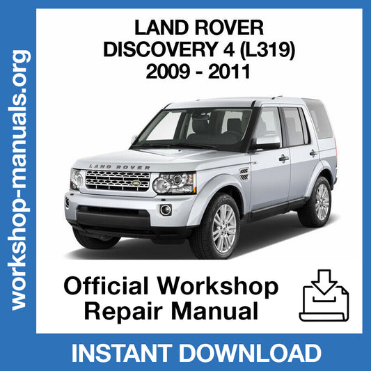 Land Rover Discovery 4 (2009-2011) Official Workshop Repair Manual