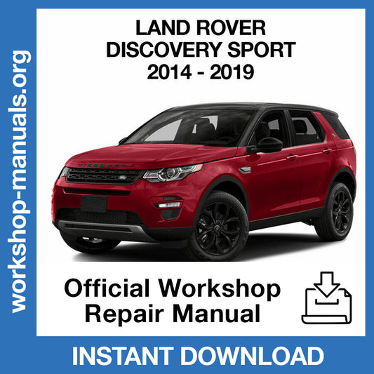 Land Rover Discovery SPORT L550 (2014-2019) Official Workshop Repair Manual