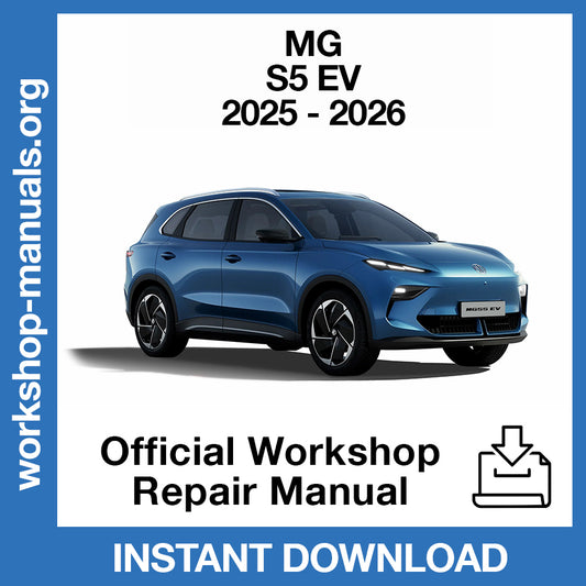 MG S5 EV (2025-2026) Official Workshop Repair Manual