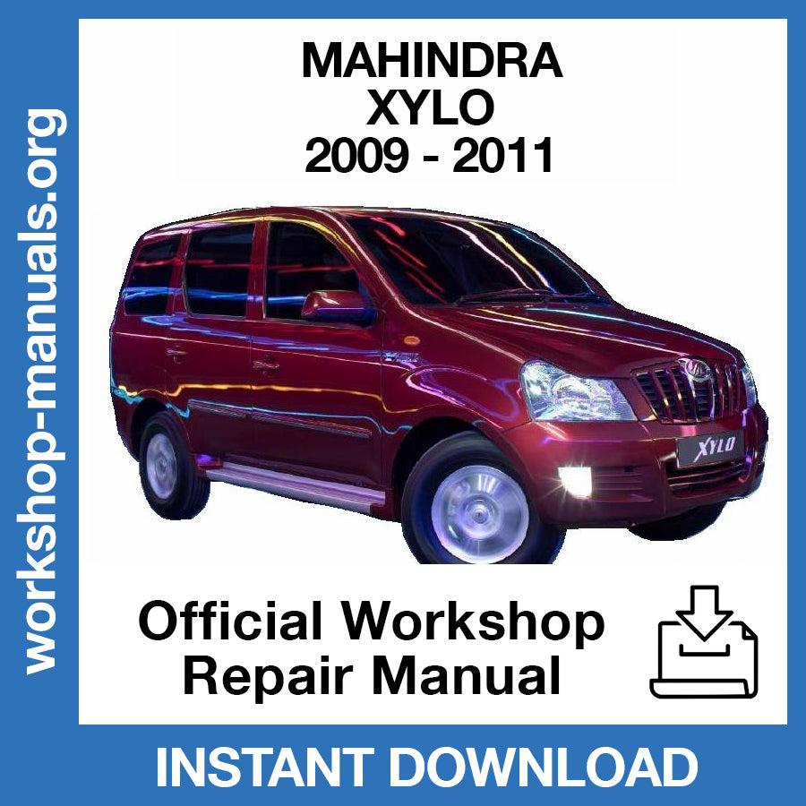 Mahindra Xylo (2009-2011) Official Workshop Repair Manual