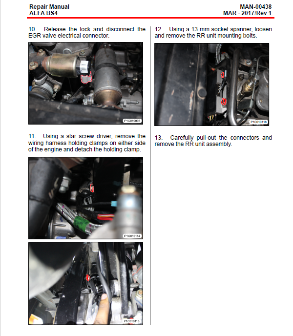 Mahindra Alpha BS4 (2017) Official Workshop Repair Manual