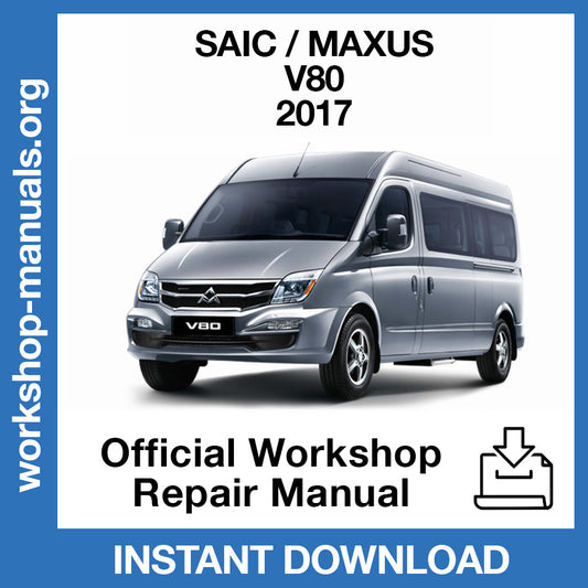 Maxus V80 (2017) Official Workshop Repair Manual