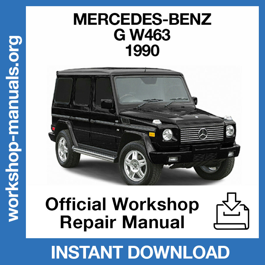 Gクラス　ゲレンデ（W460、W461、W463）整備書 Mercedes Benz G W463 (1990) Official Workshop Repair Manual