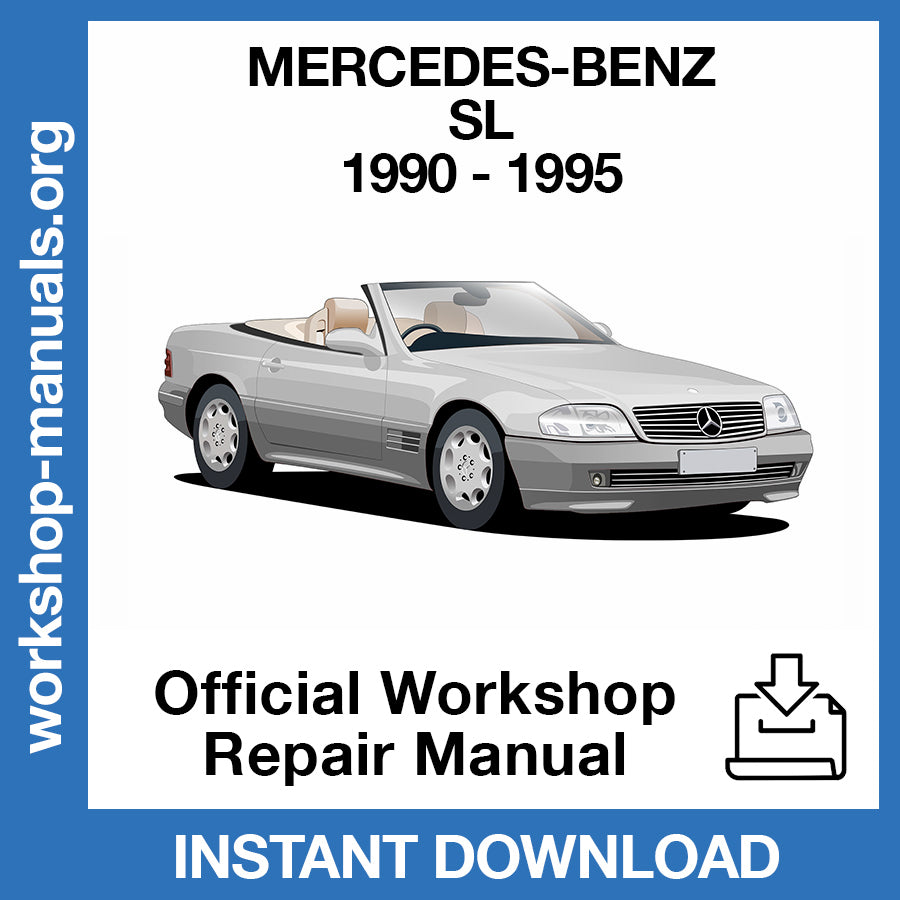 Mercedes Benz SL (1990-1995) Official Workshop Repair Manual