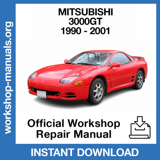 Mitsubishi 3000GT (1990-2001) Official Workshop Repair Manual