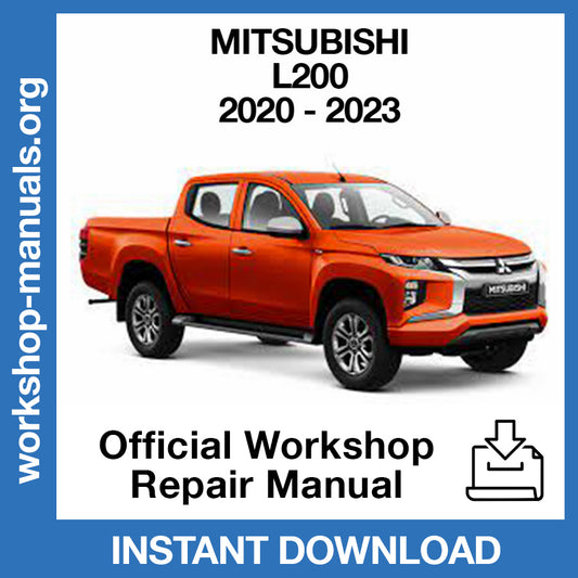 Mitsubishi L200 (2020-2023) Official Workshop Repair Manual