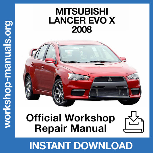 Mitsubishi Lancer Evo X (2008) Official Workshop Repair Manual