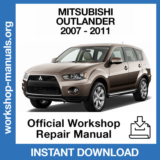 Mitsubishi Outlander (2007-2011) Official Workshop Repair Manual