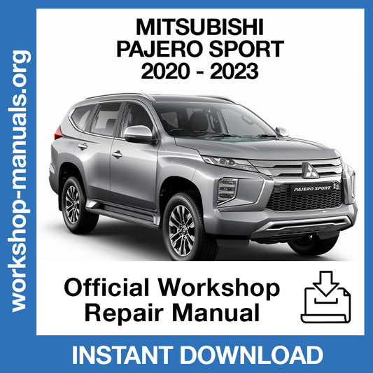 Mitsubishi Pajero Sport (2020-2023) Official Workshop Repair Manual
