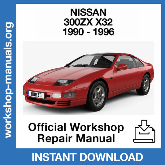 Nissan 300ZX Z32 (1990-1996) Official Workshop Repair Manual