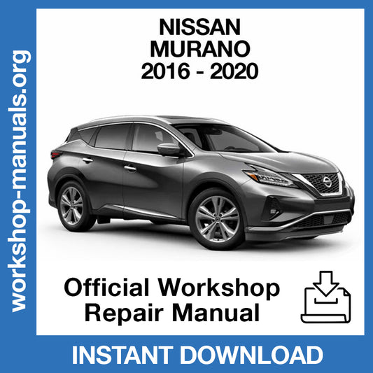 Nissan Murano Z52 (2016-2020) Official Workshop Repair Manual