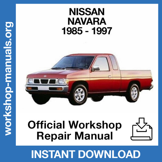 Nissan Navara D21 (1985-1997) Official Workshop Repair Manual