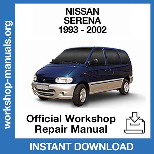 Nissan Serena C23 (1993-2002) Official Workshop Repair Manual