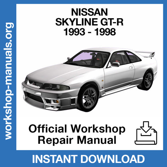 Nissan Skyline GT-R R33 (1993-1998) Official Workshop Repair Manual