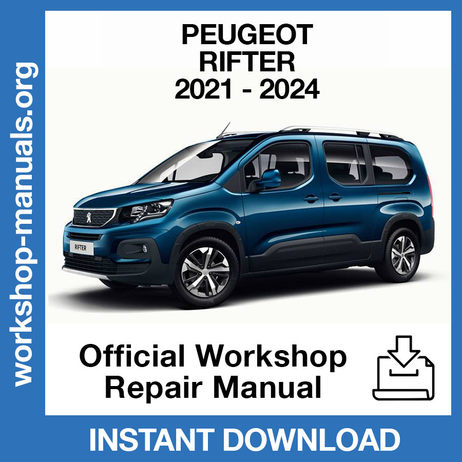 Peugeot Rifter (2021-2024) Official Workshop Repair Manual