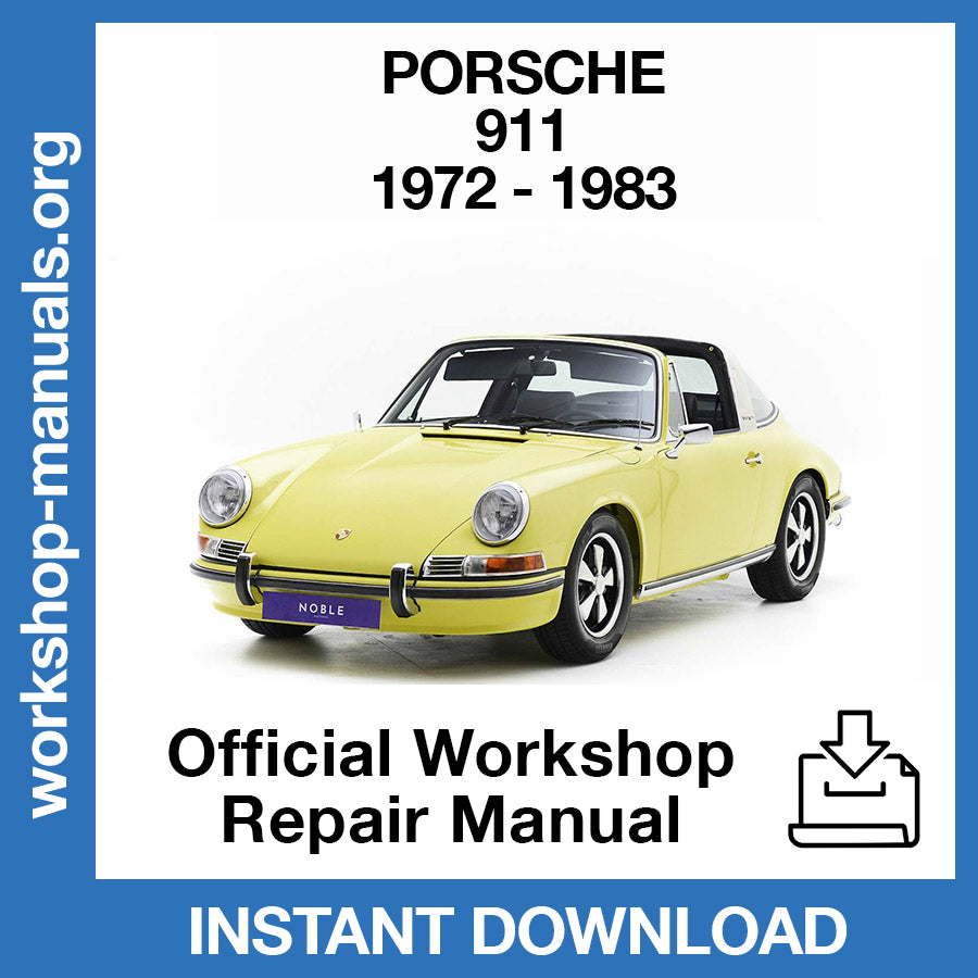 ポルシェ 911 turbo 3.6 整備マニュアル workshop 英語 Porsche 911 (1972-1983) Official Workshop Repair Manual – Workshop