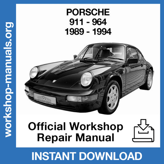 Porsche 911 964 (1989-1994) Official Workshop Repair Manual