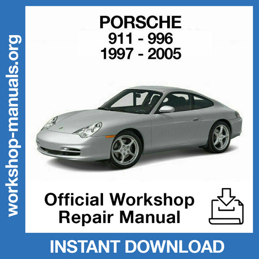 Porsche 911 996 (1997-2005) Official Workshop Repair Manual