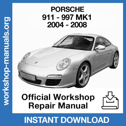 Porsche 911 997 MK1 (2004-2008) Official Workshop Repair Manual