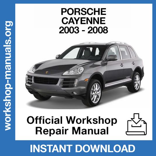 Porsche Cayenne (2003-2009) Official Workshop Repair Manual