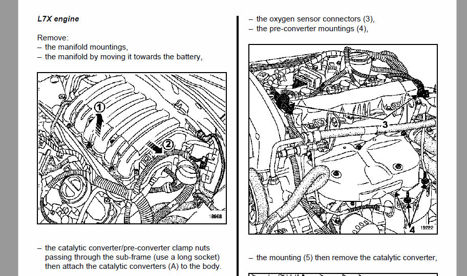 Renault Laguna II X74 (2001-2007) Official Workshop Repair Manual