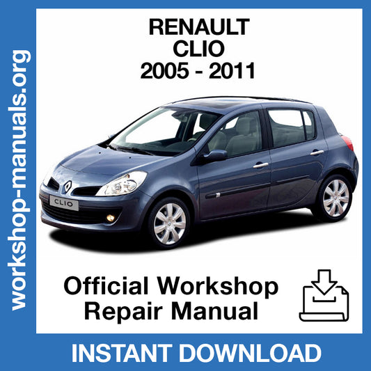 Renault Clio III X85 (2005-2011) Official Workshop Repair Manual