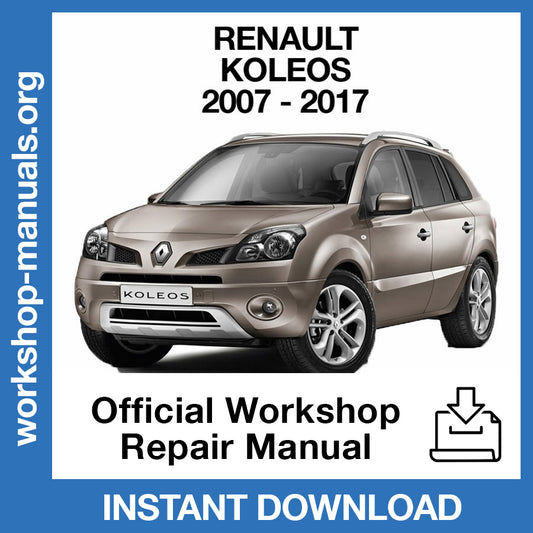 Renault Koleos HY (2007-2017) Official Workshop Repair Manual