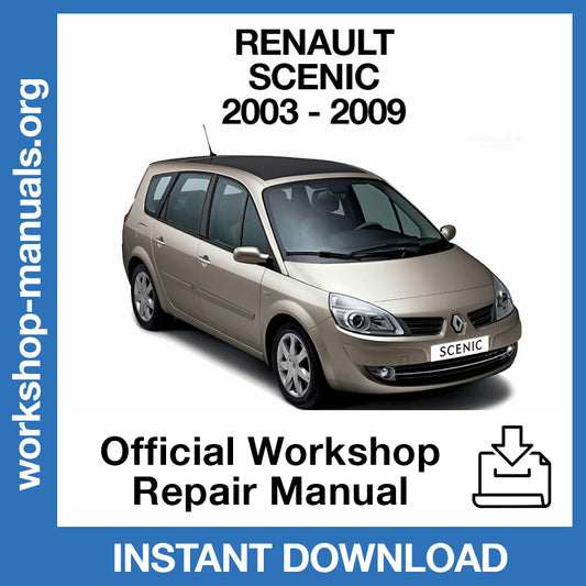 Renault Scenic II J84 (2003-2009) Official Workshop Repair Manual