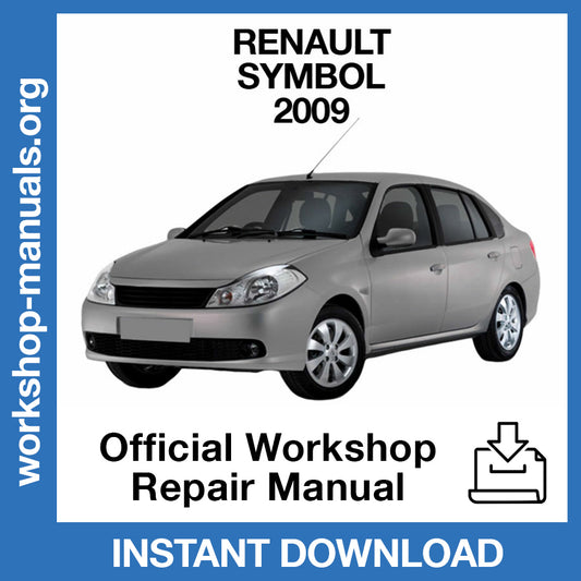 Renault Symbol (2009) Official Workshop Repair Manual