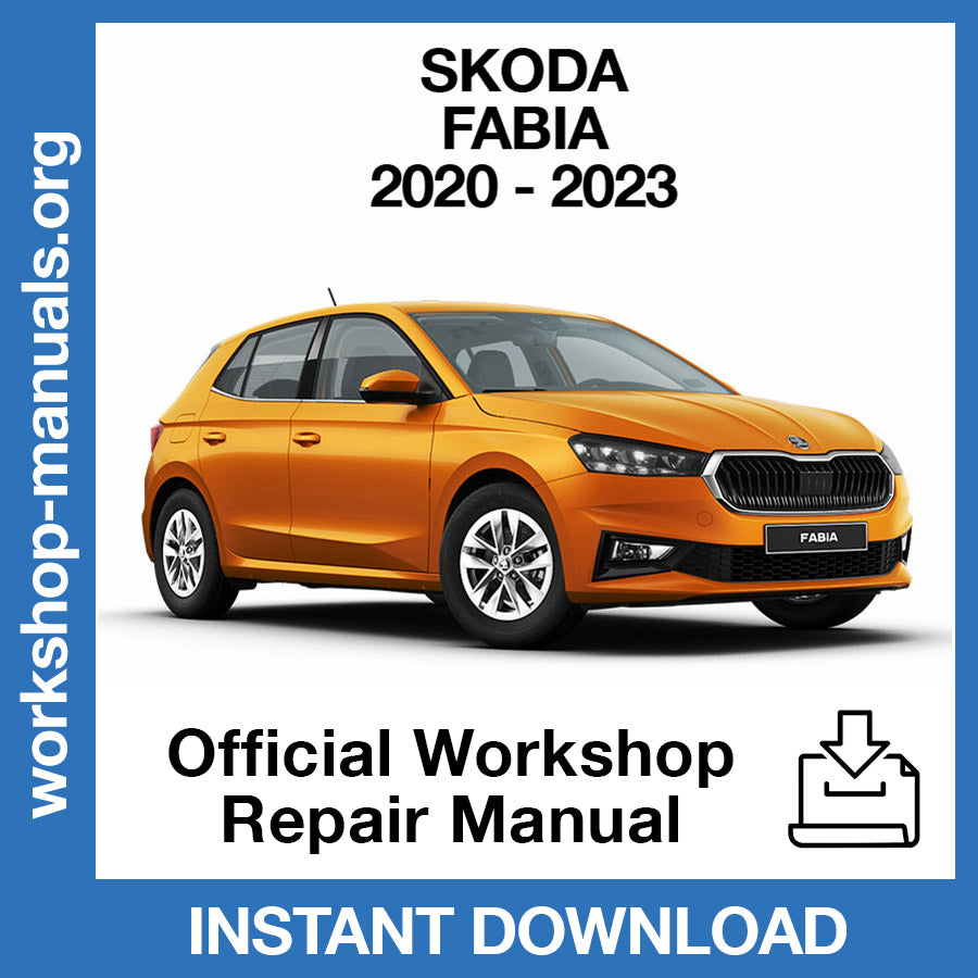 Skoda Fabia 4 (2020-2023) Official Workshop Repair Manual