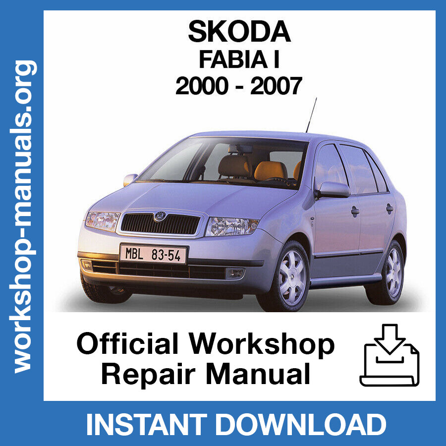 Skoda Fabia MK1 (2000-2007) Official Workshop Repair Manual