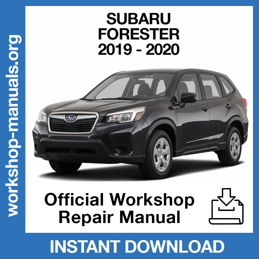 Subaru Forester SK (2019-2020) Official Workshop Repair Manual