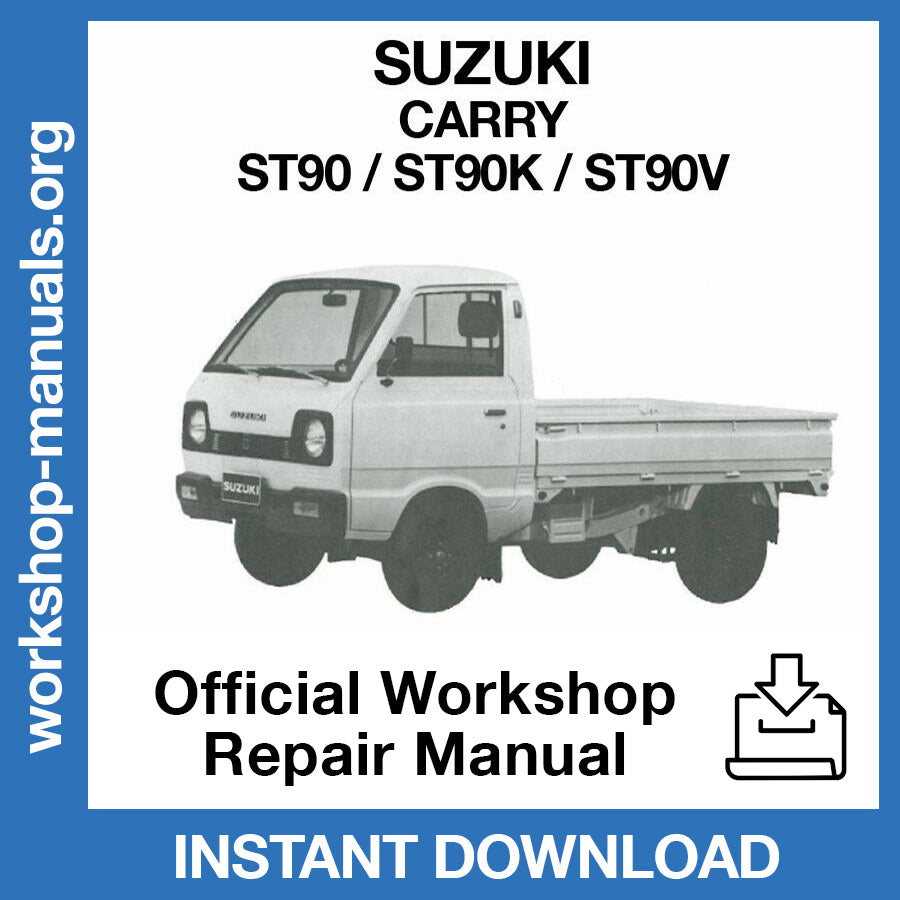 Suzuki Carry ST90 ST90K ST90V (1979) Official Workshop Repair Manual