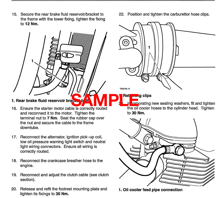 Triumph Boneville (2006) Official Workshop Repair Manual