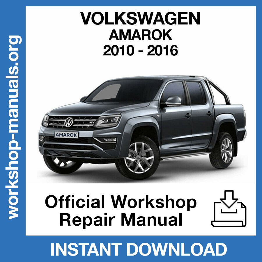 Volkswagen Amarok (2010-2016) Official Workshop Repair Manual